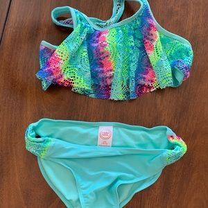 Cute girls bathing suit